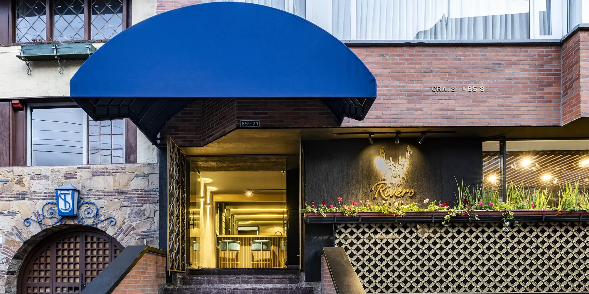 Fachada de De Rivero Bistró en Chapinero Bogotá