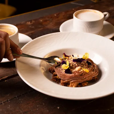 Postres colombiano de chocolate