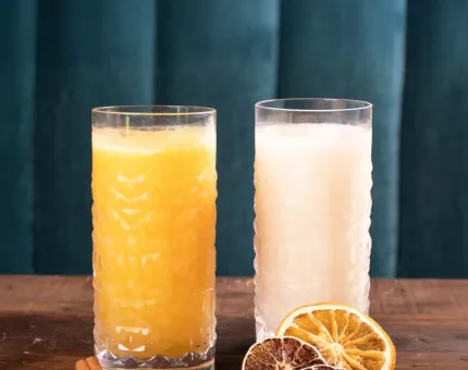 Bebidas en la barra del restaurante